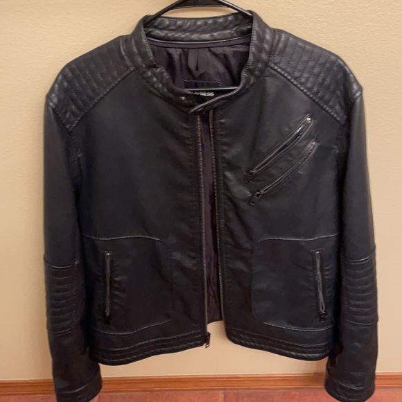 Men’s express faux leather jacket size large - Picture 2 of 4